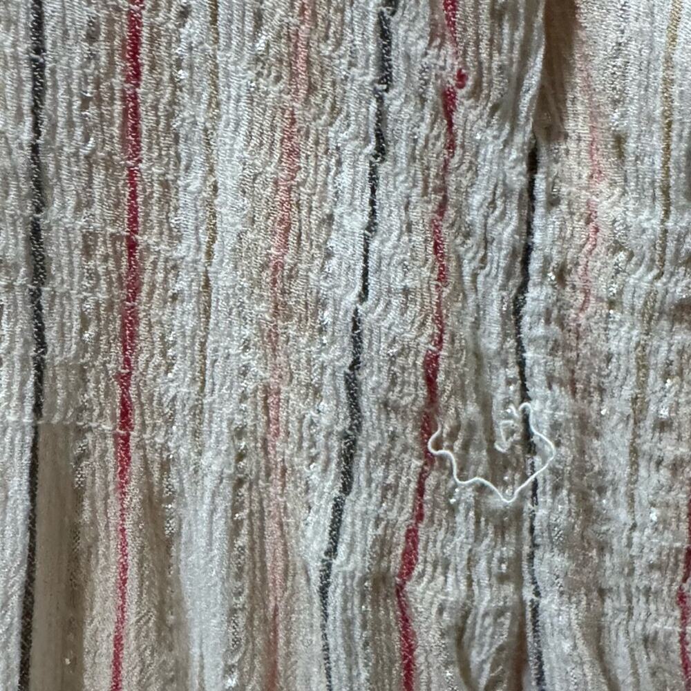 BECCA by Rebecca Virtue Endless Summer Metallic Stripe Dress Cover-Up Size M - Picture 6 of 7